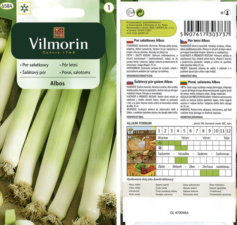 Šalátový pór golem